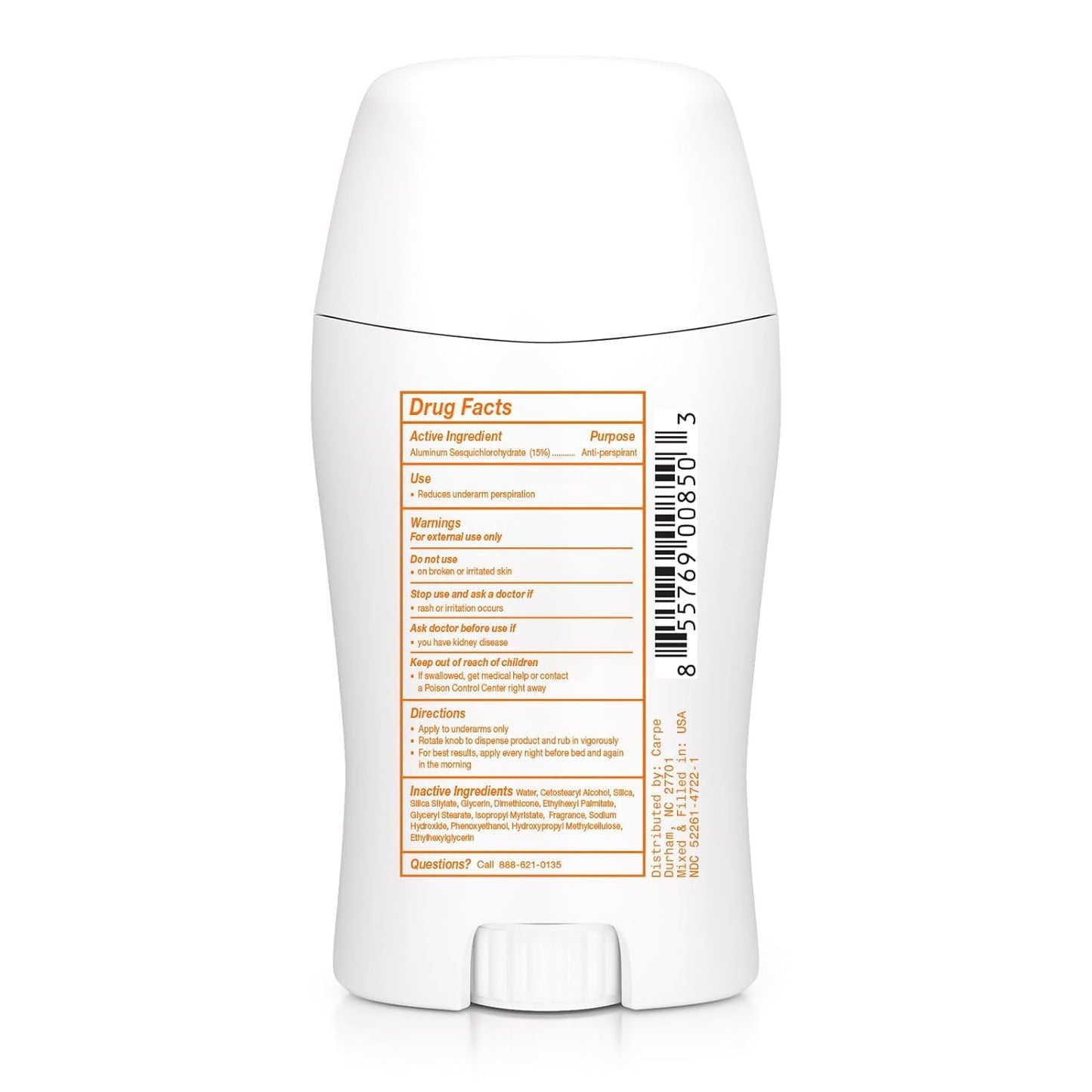 Carpe Underarm Antiperspirant Deodorant Advanced Sweat & Odor Protection Formula - Deodorant for Women & Men - Helps to Combat Excessive Sweating with Odor Control - Lavender Citrus (Pack of 2)