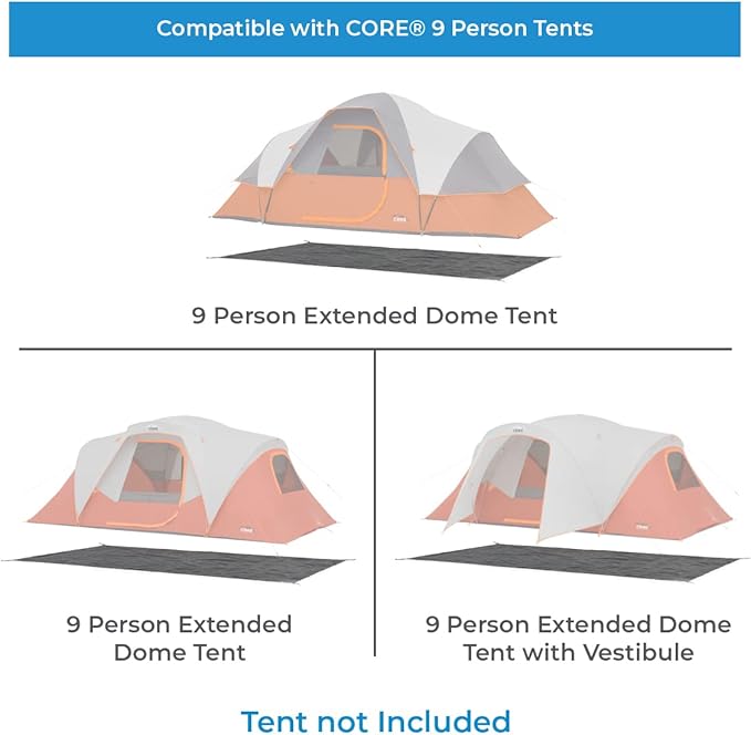 CORE Outdoor Tent Footprints | Perfect Tarp Camping Accessories