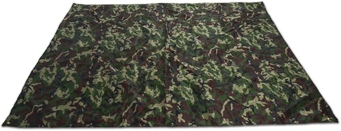 Camouflage Tent Tarp, Portable Rainproof Tent Tarp Camping Tent Tarp Shelter for for Outdoor Hiking Hunting