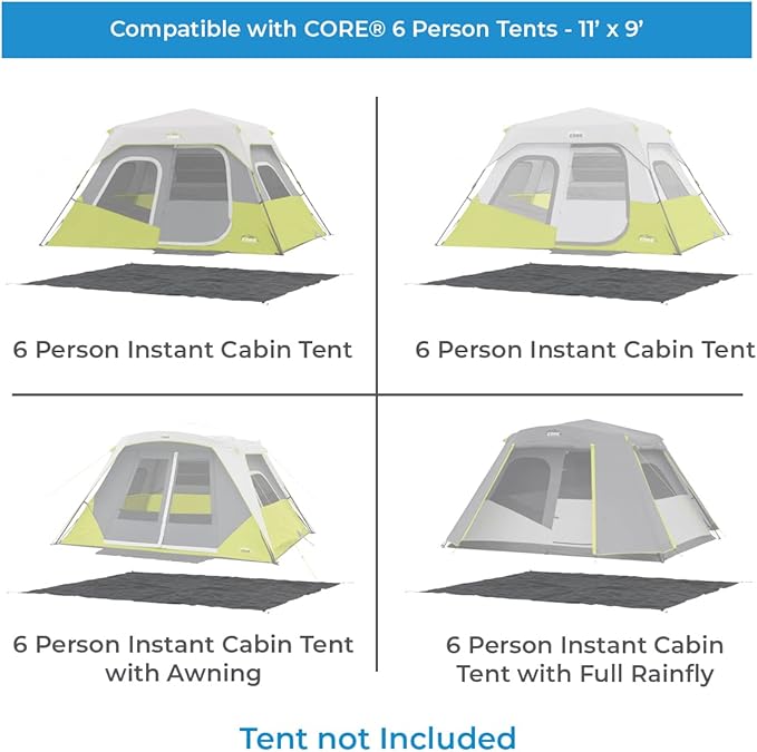CORE Outdoor Tent Footprints | Perfect Tarp Camping Accessories