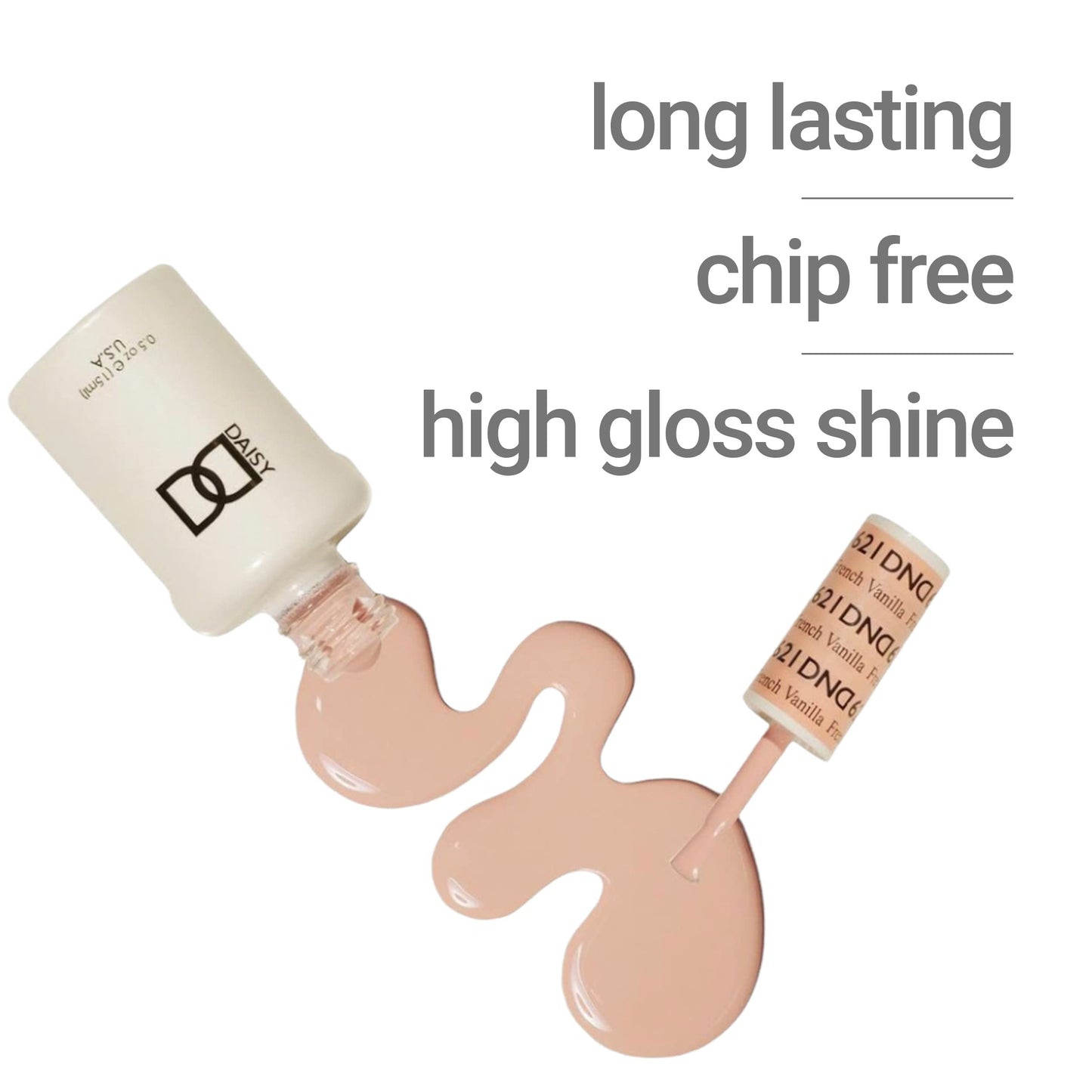 DND Gel Polish Set - 1 each of Red Gel Polish and Red Nail Polish, 767 Sparkling Shine, 0.5 Fl Oz