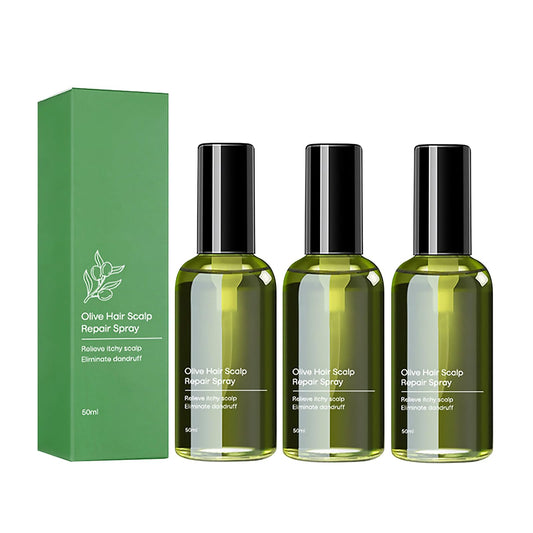 Castor Oil Hair Growth Spray, Enriched with Bio Oil, Olive Oil, and Tea Tree Oil, Promotes Hair Growth and Nourishes Hair (3PCS)