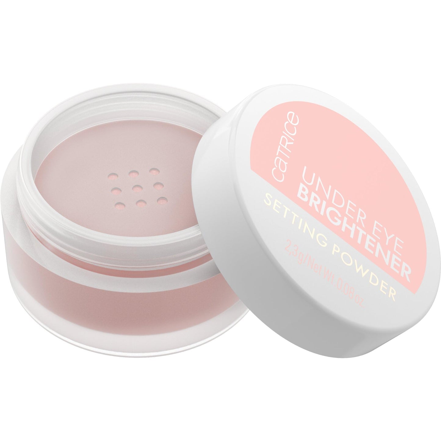 Catrice | Under Eye Brightener Setting Powder (010 | Light Rose) | Brightening, Soft Focus Effect Enriched with Hyaluronic Acid for Flawless Radiant Skin | Vegan & Cruelty Free
