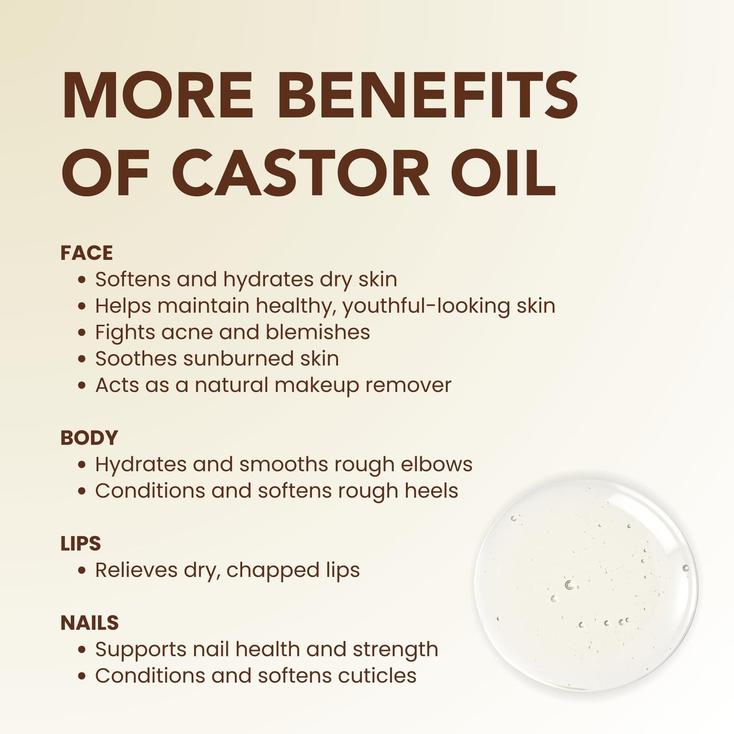 BodyJ4You Organic Castor Oil - Pure 100% USDA Certified Cold Pressed - Natural Hair Growth Eyelashes Eyebrows Veganic - Rich Hydration Healthy Skin Moisturizer Lash Serum Brow - 2 Fl Oz