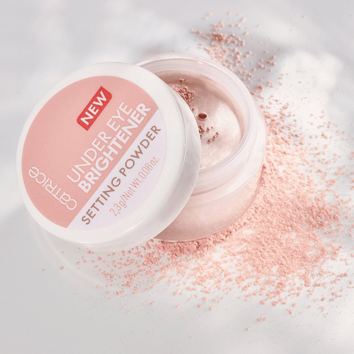 Catrice | Under Eye Brightener Setting Powder (010 | Light Rose) | Brightening, Soft Focus Effect Enriched with Hyaluronic Acid for Flawless Radiant Skin | Vegan & Cruelty Free