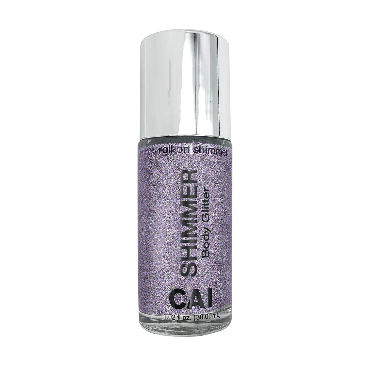 Body Glitter Gel- Face, Body & Hair (1 Pk Stardust Violet) Iridescent Holograph Roll-on 1 oz | Cosmetic-Grade Makeup, Apply Without Glue, Easy to Take Off & Keep Skin Clean - for Concerts and Raves
