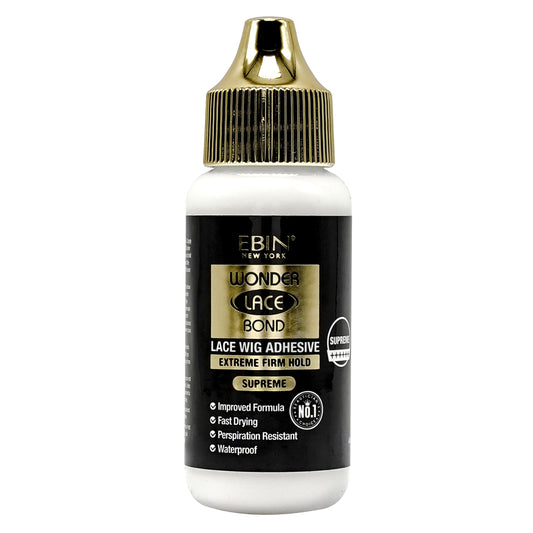 EBIN NEW YORK Wonder Lace Bond Wig Adhesive, Latex Free and Waterproof - 1.15oz (Supreme 1.15oz), since the units are 1.15oz.