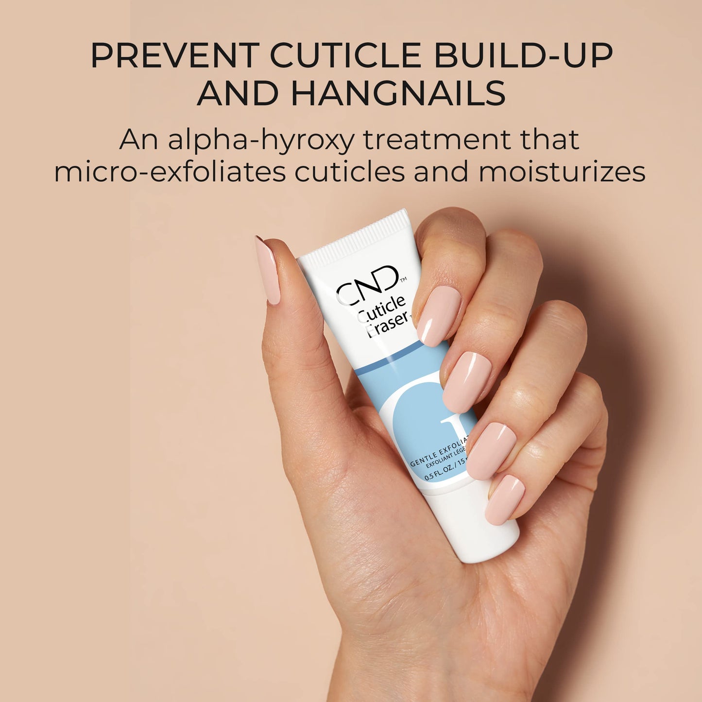 CND Cuticle Eraser Gentle Exfoliator 0.5 Fl Oz / 15 ml