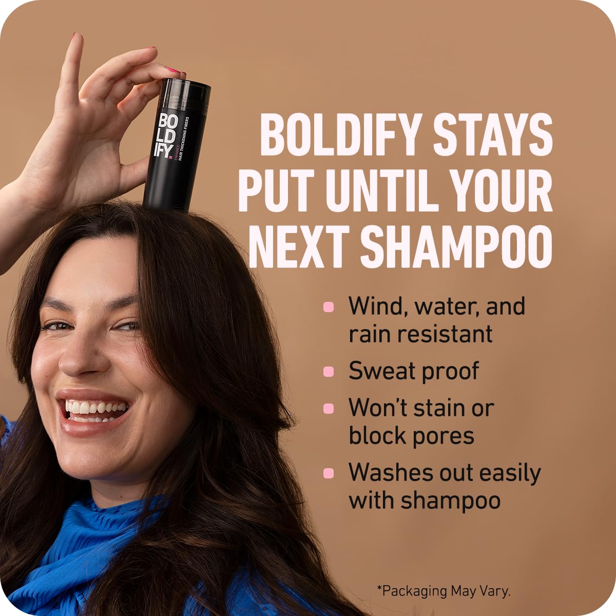 BOLDIFY Hair Fibers (12g) - Fill In Thinning and Fine Hair for an Instantly Fuller, Thicker Look - 14 Shades for Women & Men - White
