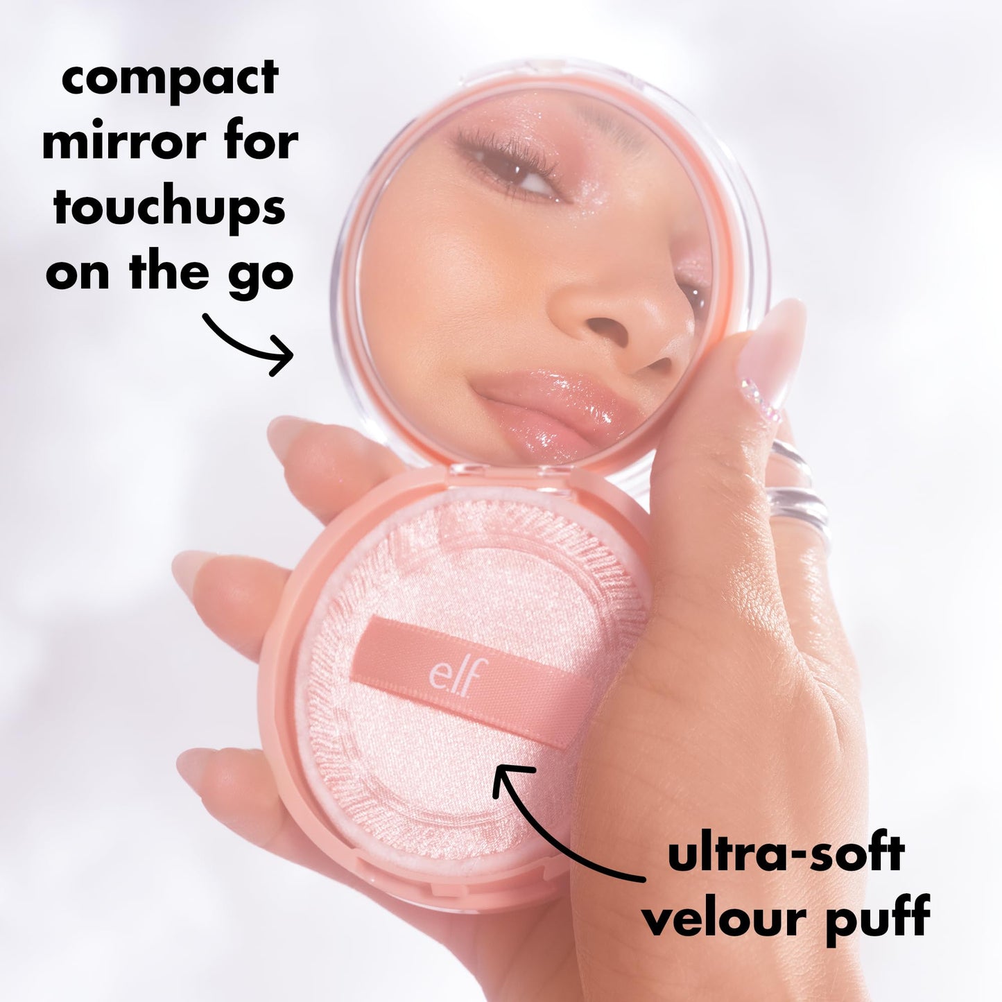 e.l.f. Halo Glow Powder Filter, Ultra-fine Finishing Powder, Smooths The Look of Pores & Fine Lines, Creates A Soft-Focus Glow, Vegan & Cruelty-Free, Fair Neutral Cool