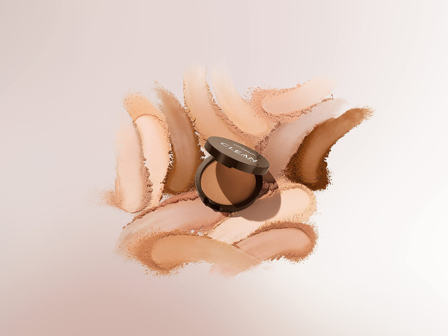 Covergirl Clean Invisible Pressed Powder, Lightweight, Breathable, Vegan Formula, 130 - Classic Beige, 0.38oz