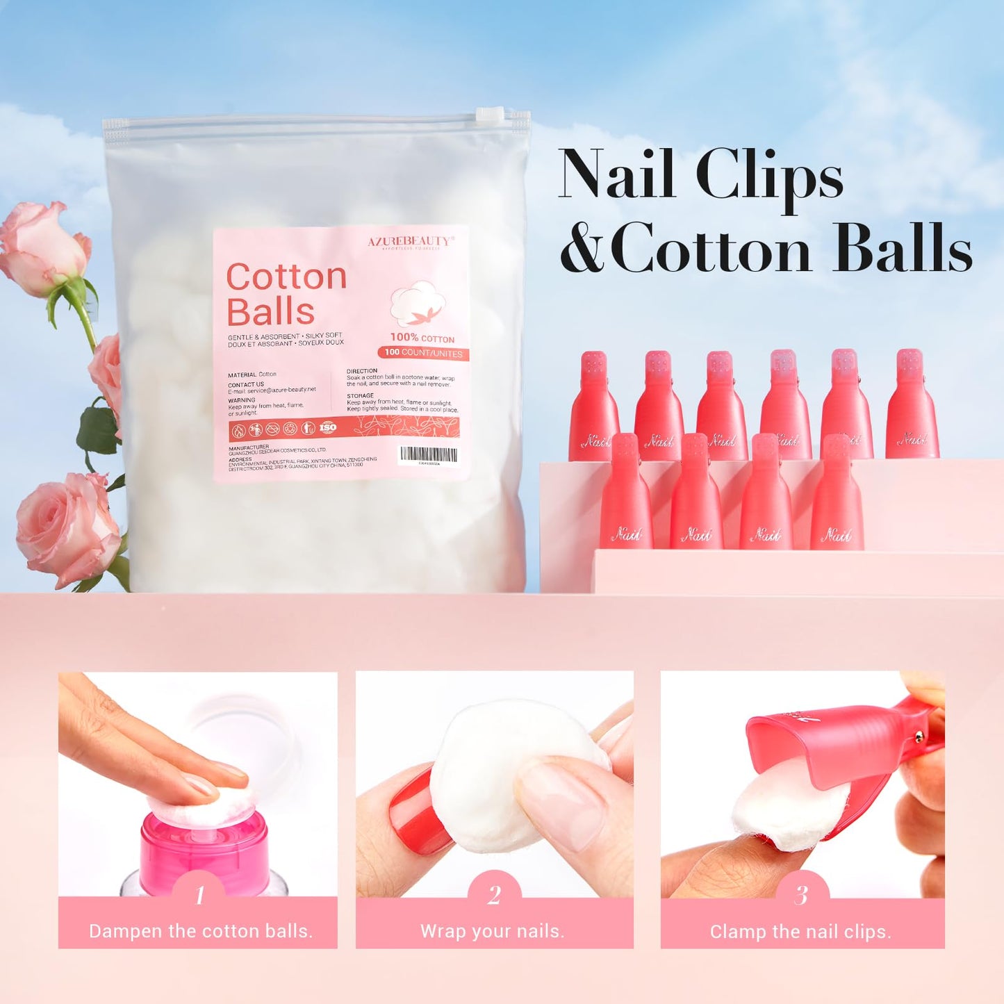AZUREBEAUTY 170Pcs Dip Powder Nail Kit Starter, 36 Colors Pastel Pink Purple Blue Yellow Dip Powder Liquid Set Spring Summer with Top/Base coat Activator for French Nails Art Gifts
