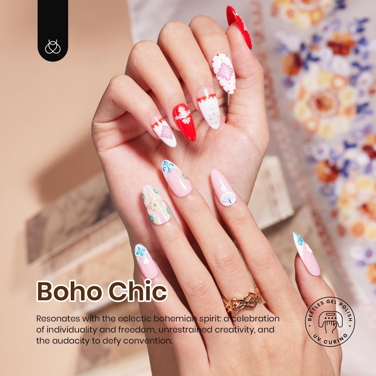 Beetles Gel Nail Polish Set, 27 Pcs 20 Colors Spring Gel Polish Kit Nude Pink White Red Green Neutral Gel with Base Coat Matte Glossy Top Coat Soak Off UV Pen Stickers Tools Gifts for Women