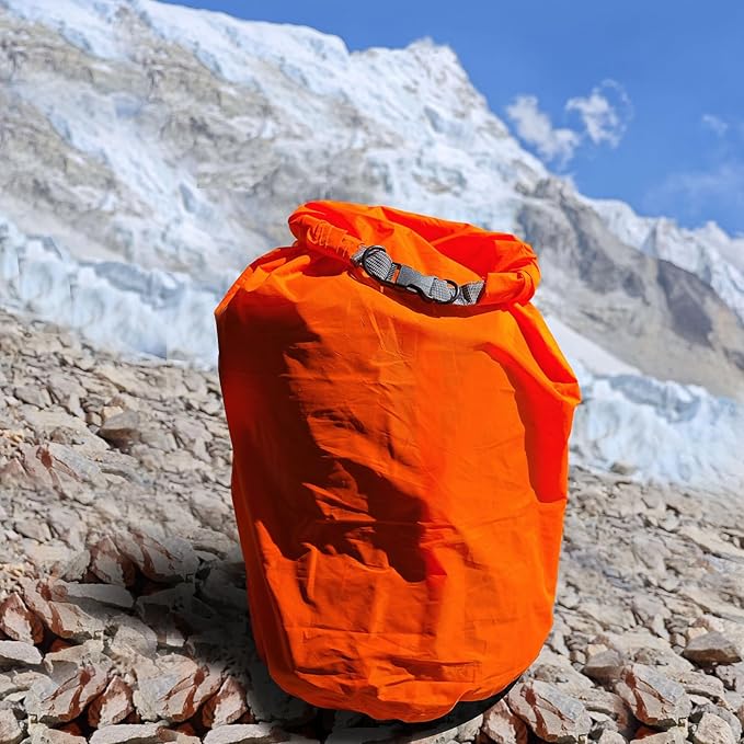 Dry Bag Set, Waterproof Small Lightweight Dry Bags for Paddle Board Kayaking, Fishing, Camping (Orange, 40L 2Pack)