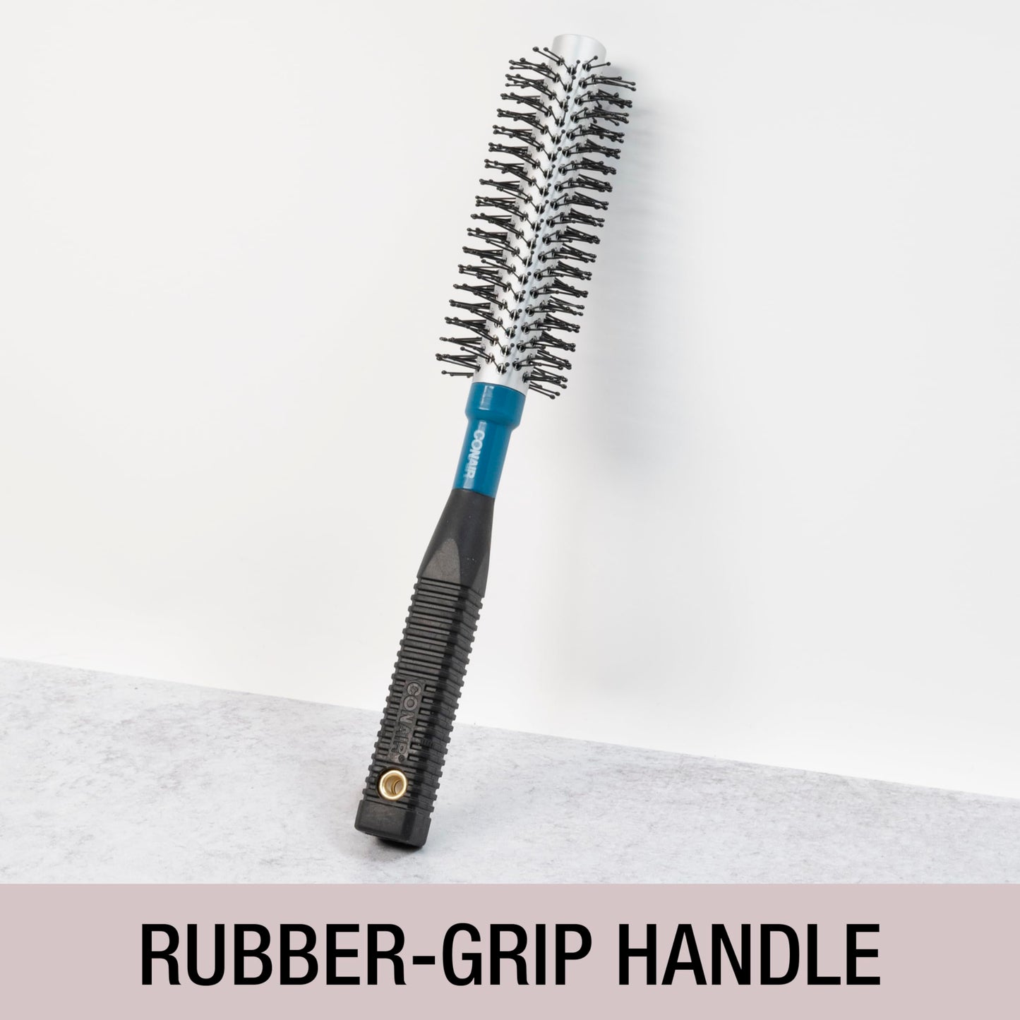 Conair Style & Volumize Metal Round hair brush - Blow Drying brush - Hairbrush for Short Hair Length - Color at random -1 Count