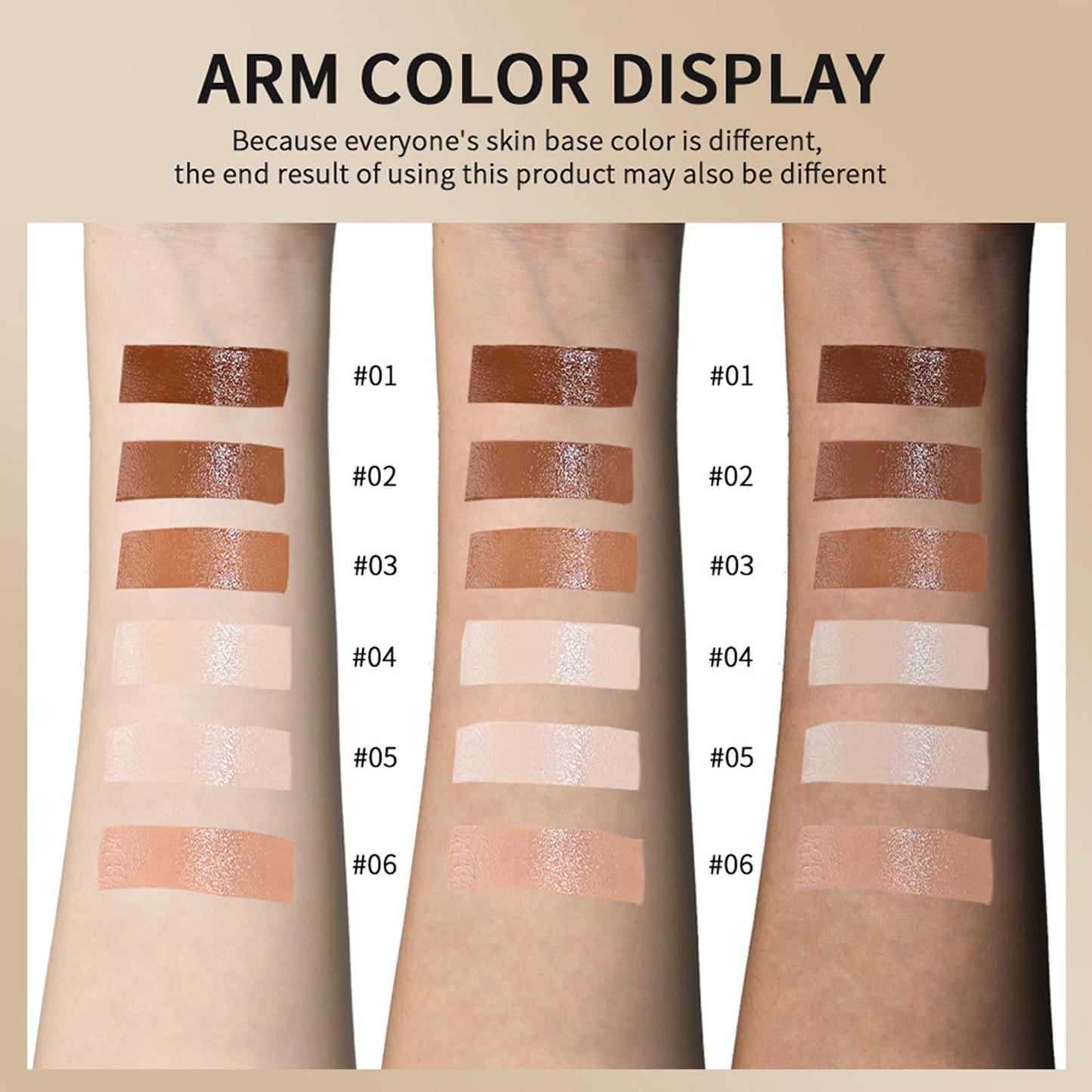 Beauty Balm Serum Boosted Skin Tint Concealer 6 Colors, Beauty Balm Skin Tint Balm Foundation Stick, Solid Tinted Moisturizing Serum Lightweight Foundation, Tinted Face Balm for Mature Skin (3#, 18g)