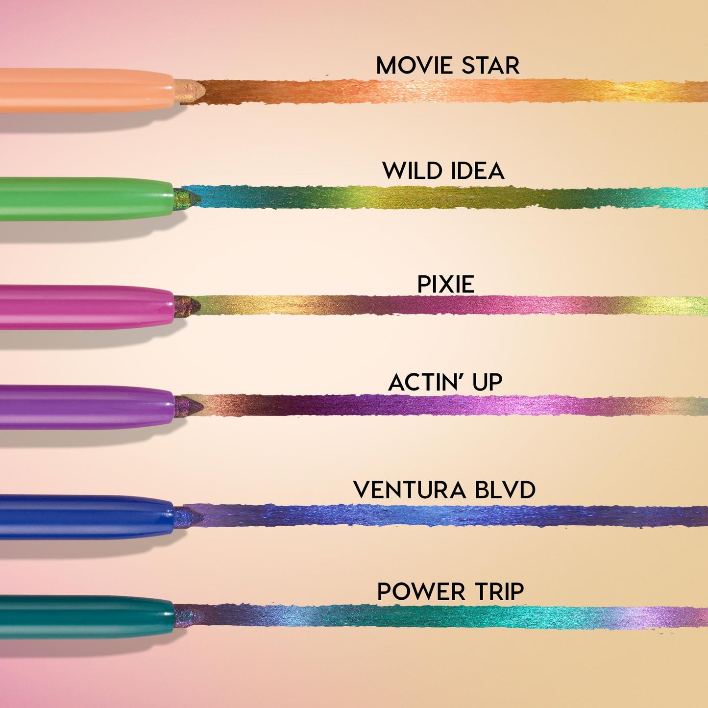 ColourPop Crème Gel Waterproof Chrome Eyeliner - 18HR Wear, Ultra-Pigmented Eyeliner Pencil with Matte & Metallic Finishes - Smudge-Proof, Vegan & Cruelty-Free - Wild Idea (0.01 oz)