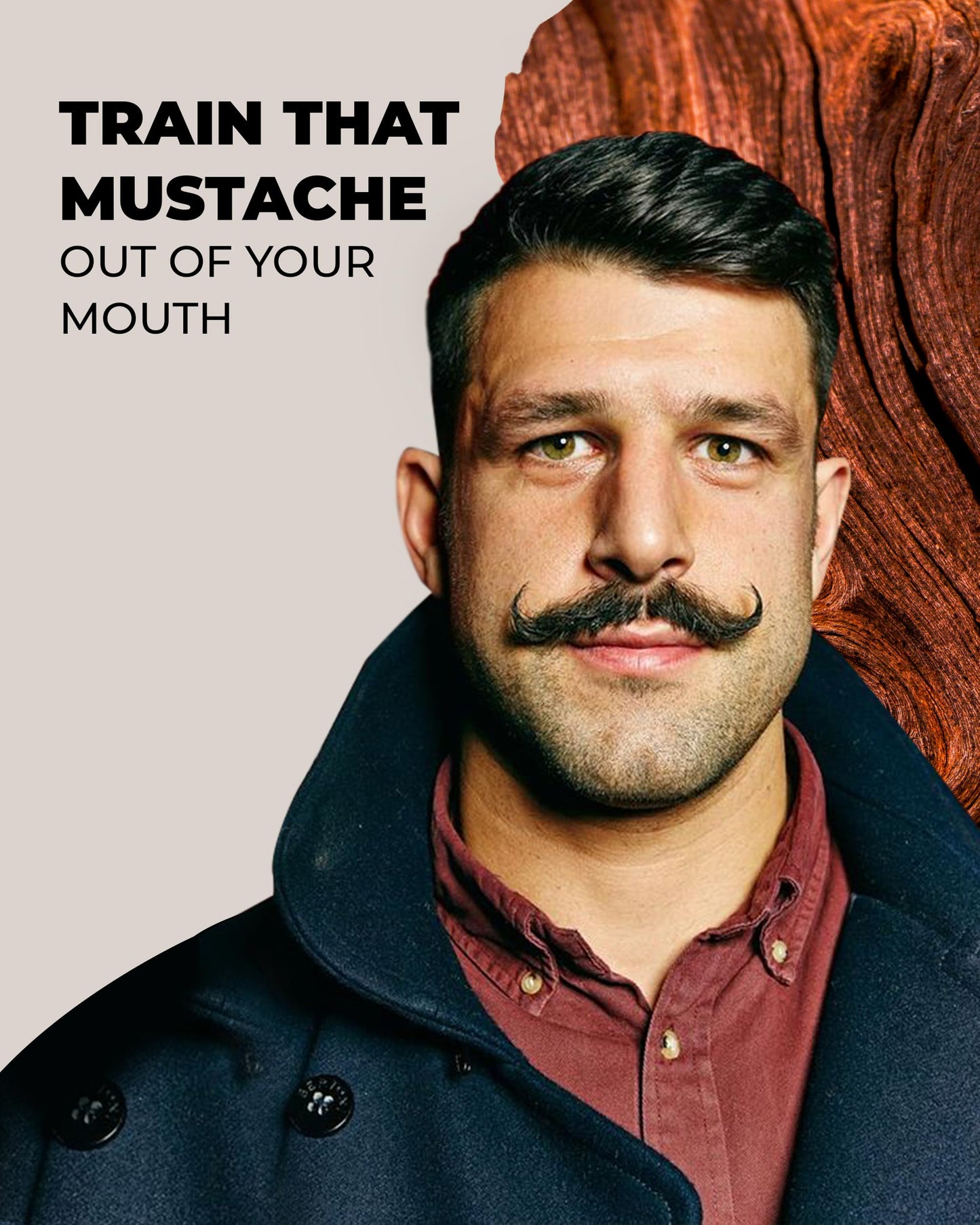 Bossman MUDstache Unscented Mustache Wax for Men (1 oz) - 2 Pack - Strong 24-Hour Hold, Non-Tacky & Easy to Apply for Taming & Styling