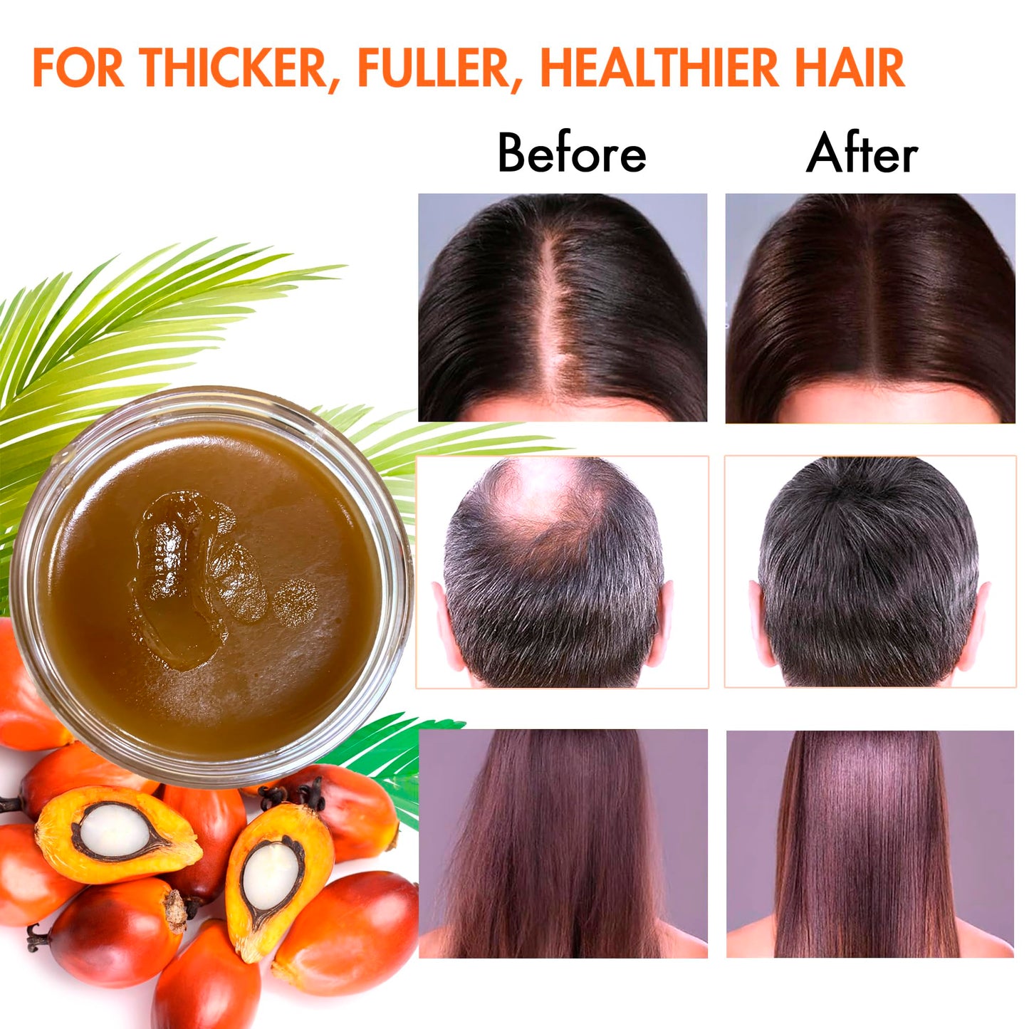 Dr. Sebi Raw Batana Oil for Hair Growth - 100% Natural Pure From Honduras, Unrefined Organic for Preventing Hair Loss, Enhancing Thickness for Men & Women - 5.3 oz