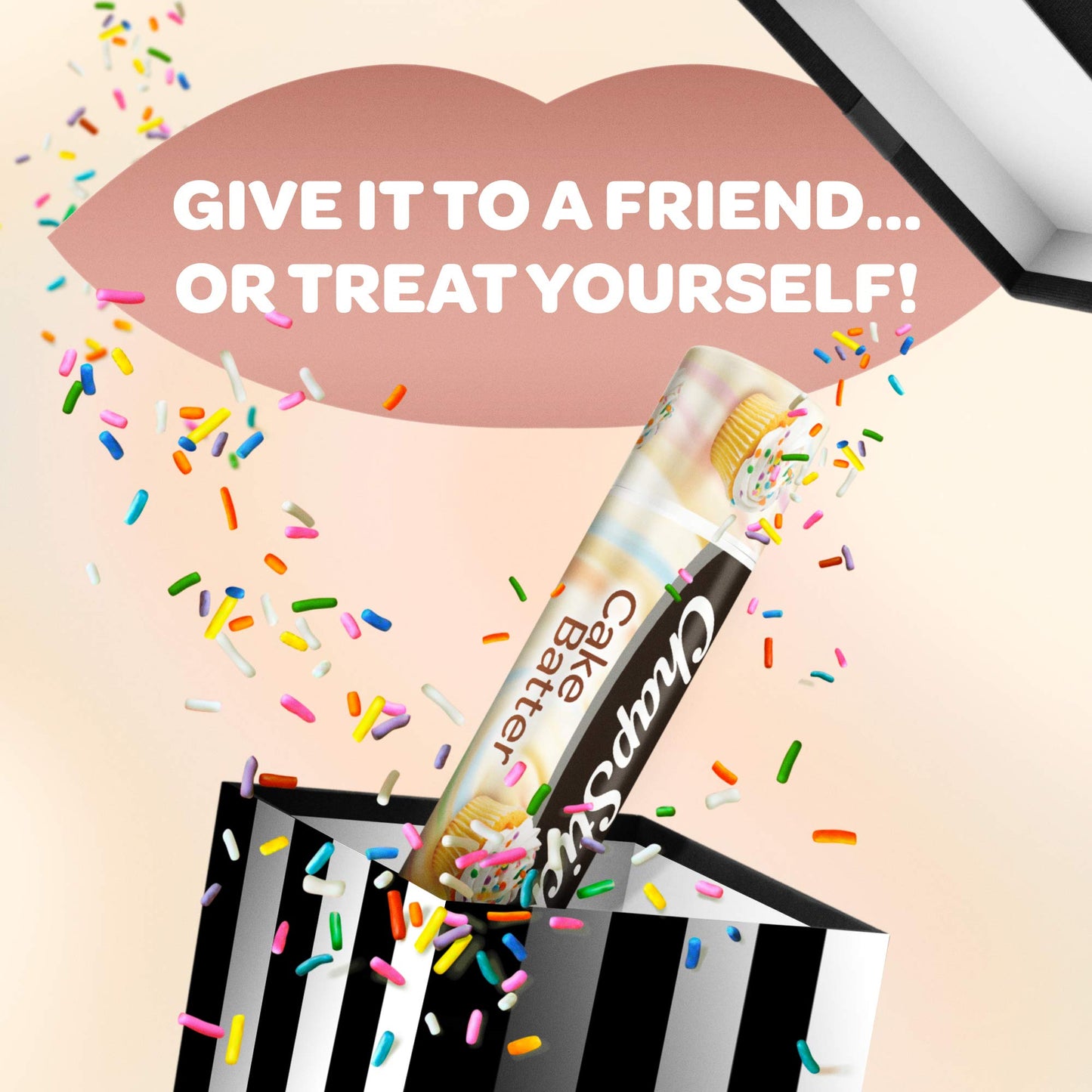 ChapStick Lip Moisturizer, Cake Batter 3-Packs (12 Sets/36 Tubes) – Bulk Lip Balm, Irresistible & Sweet, 0.15 Oz Ea