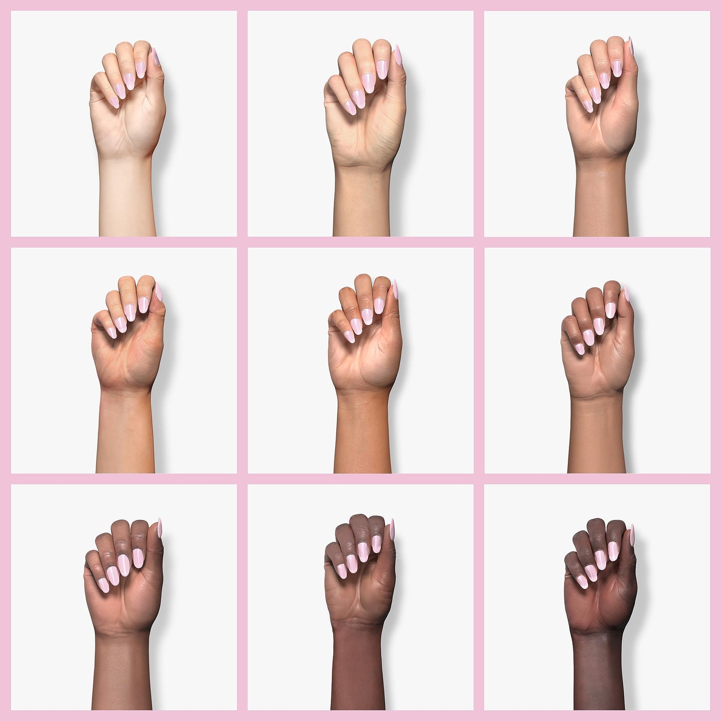 AIMEILI Soak Off U V LED Translucent Sheer Pink Gel Nail Polish - Clear Pink Nude (065) 10ml