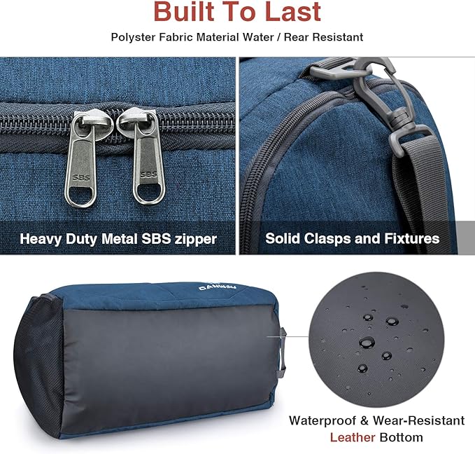 Canway Sports Gym Bag, Travel Duffel bag with Wet Pocket & Shoes Compartment for men women, 45L/40L, Lightweight