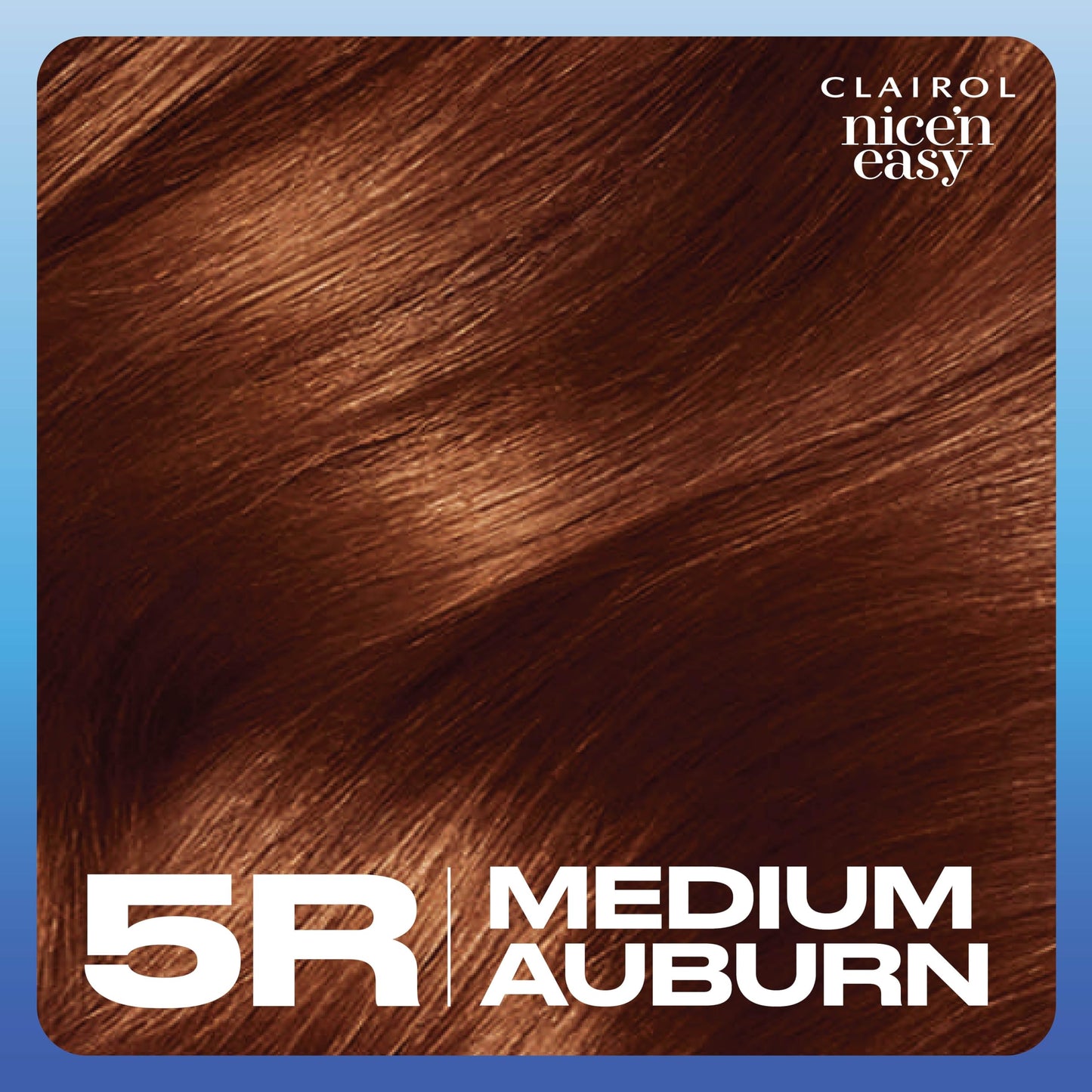 Clairol Nice'n Easy Permanent Hair Dye, 5R Medium Auburn Hair Color, Pack of 1