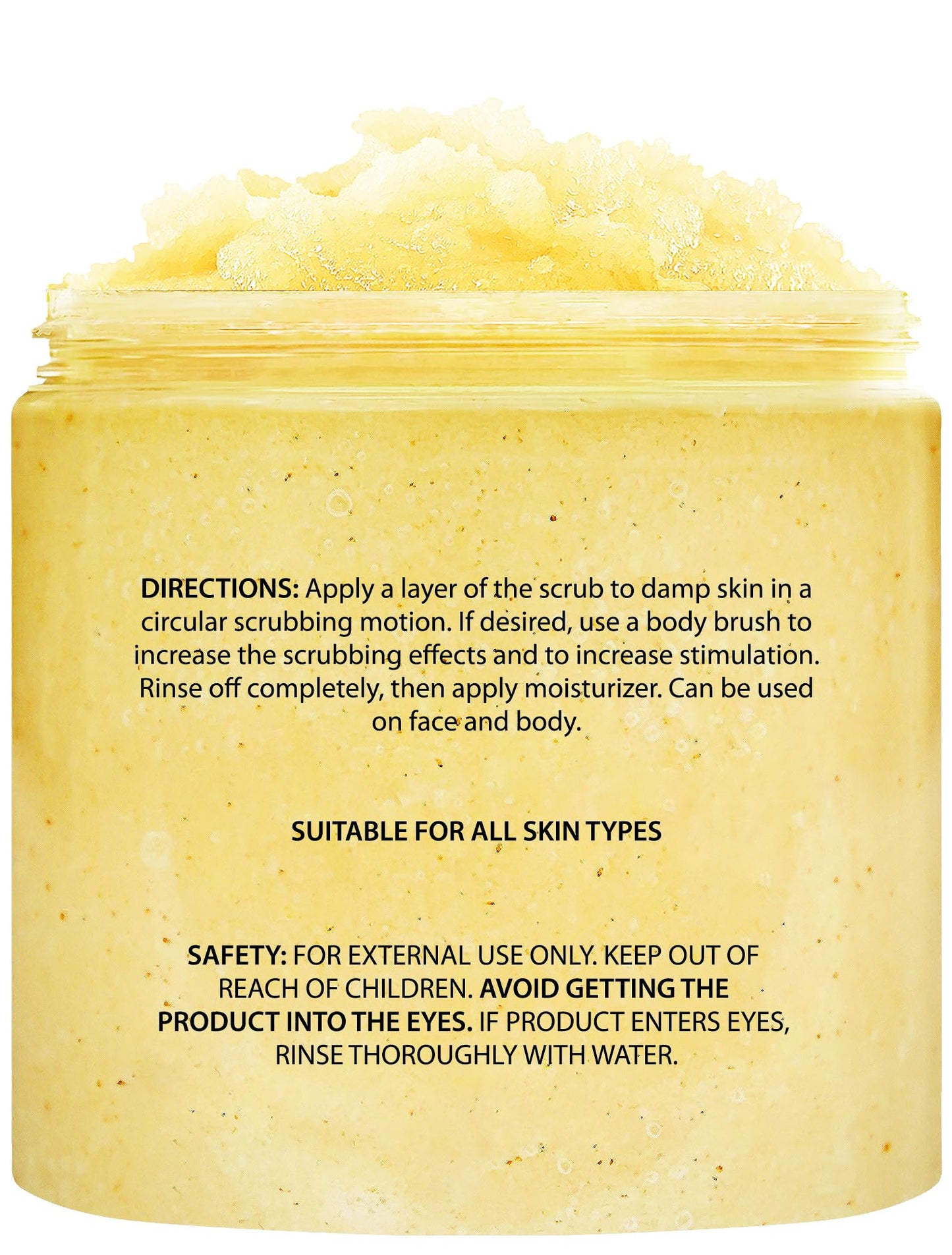 Brooklyn Botany Dead Sea Salt and Sweet Orange Body Scrub - Moisturizing and Exfoliating Body, Face, Hand, Foot Scrub - Fights Stretch Marks, Fine Lines, Wrinkles - Great Gifts for Women & Men - 10 oz