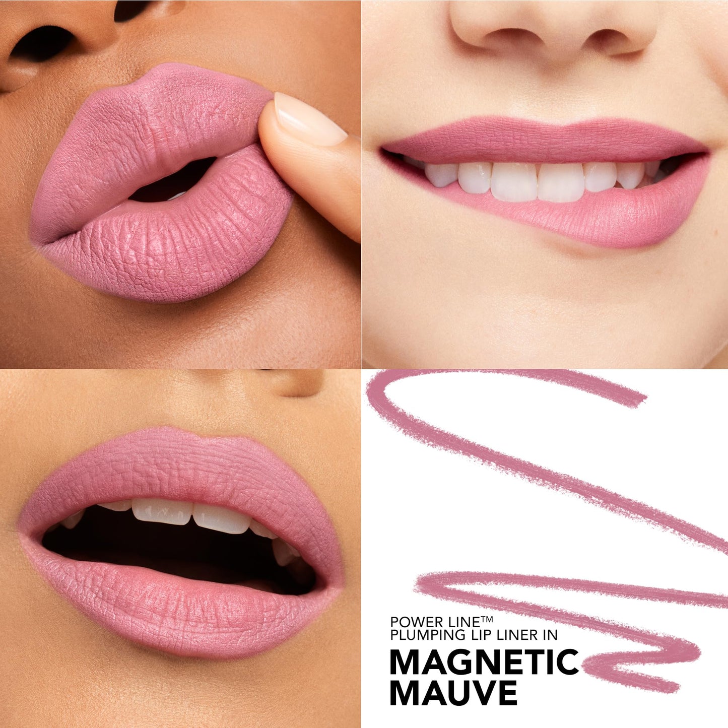 BUXOM Power Line Plumping Lip Liner, Magnetic Mauve