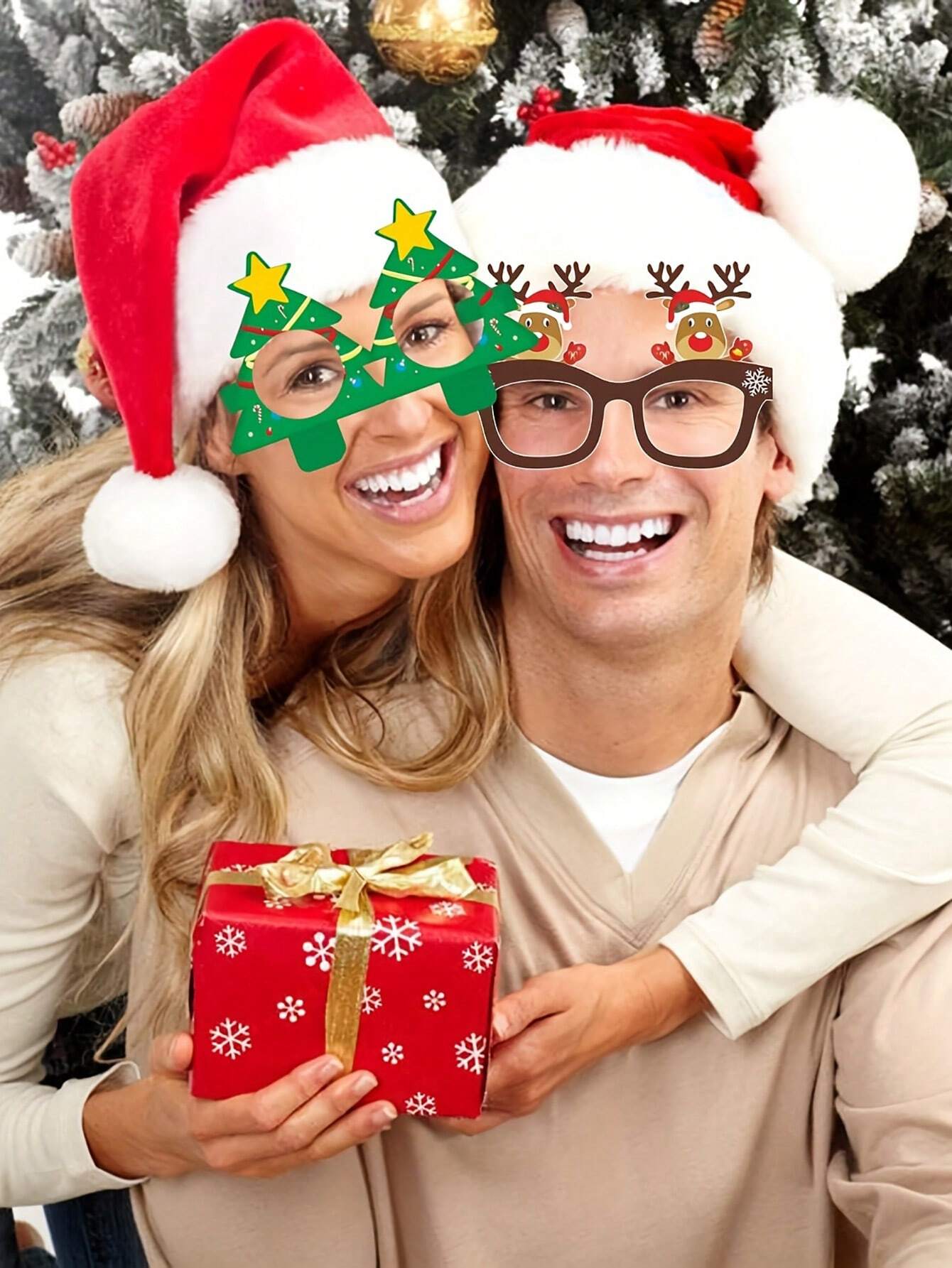 Christmas Party Paper Glasses Set
