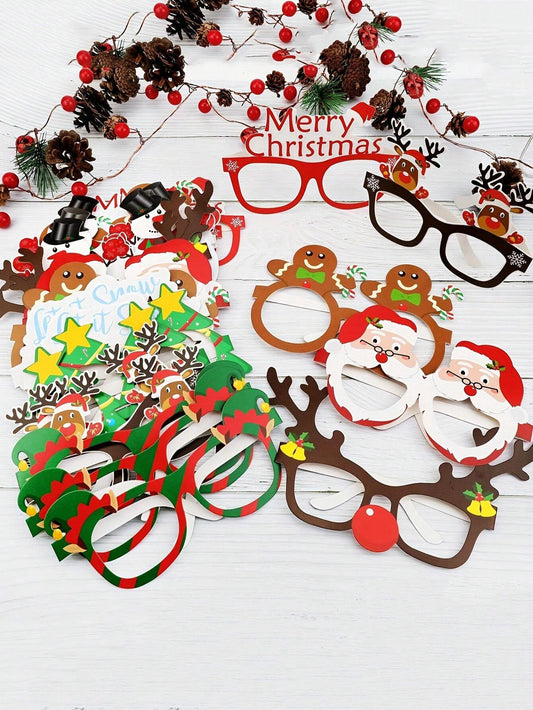 Christmas Party Paper Glasses Set