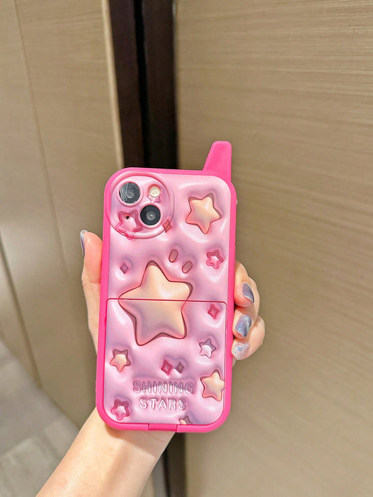 Star Pattern Mirror iPhone Case