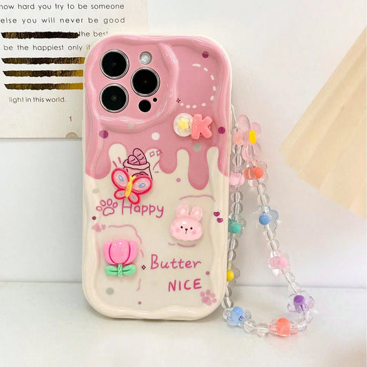 Cartoon Oil Texture iPhone Case