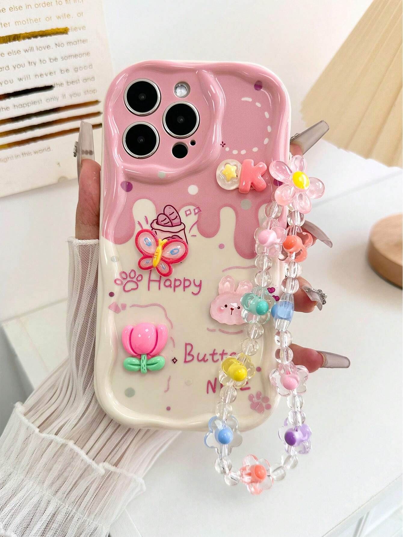 Cartoon Oil Texture iPhone Case