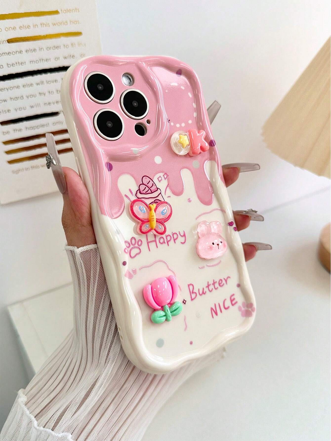 Cartoon Oil Texture iPhone Case