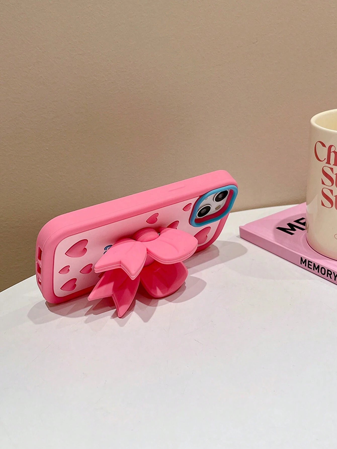 Cute Pink Heart iPhone Case