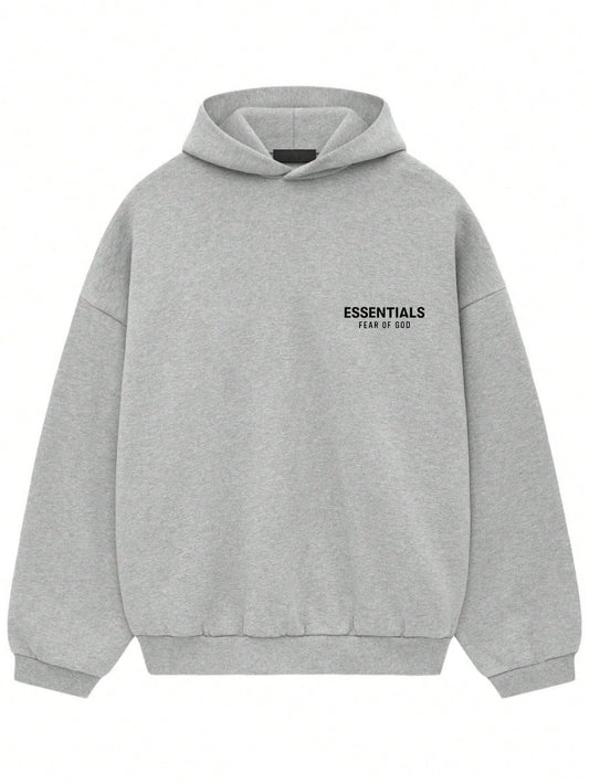Essentials Fleece Hoodie Light Grey