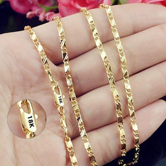 18K Gold Filled Chain Necklace