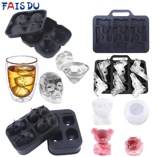 FAIS DU Skull Ice Mold