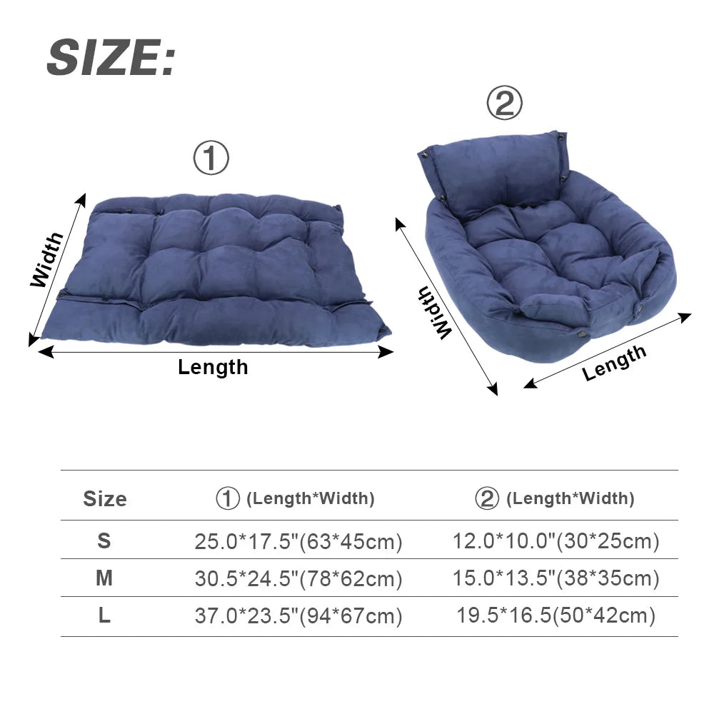 Didog 3-in-1 Pet Bed Sofa