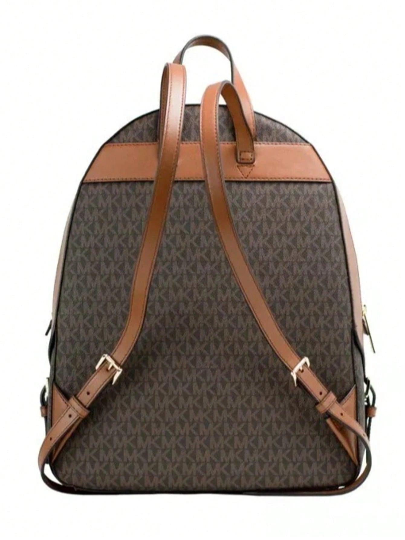 Michael Kors Jaycee Large Brown Signature Shoulder Backpack