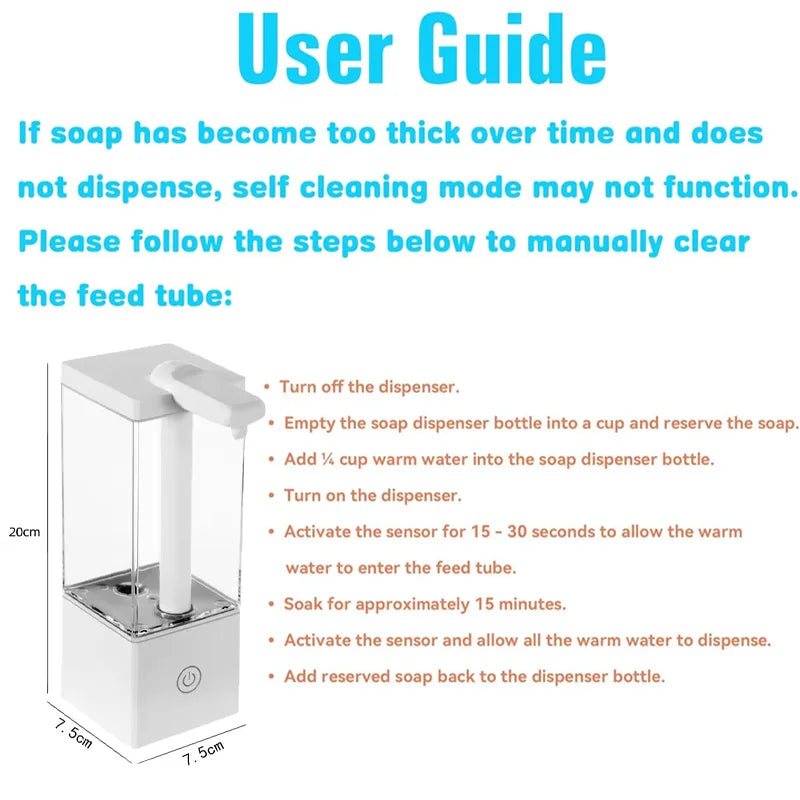 1500mAh Touchless Automatic Soap Dispenser
