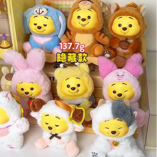 POP MART Labubu Doll Winnie Pooh Blind Box