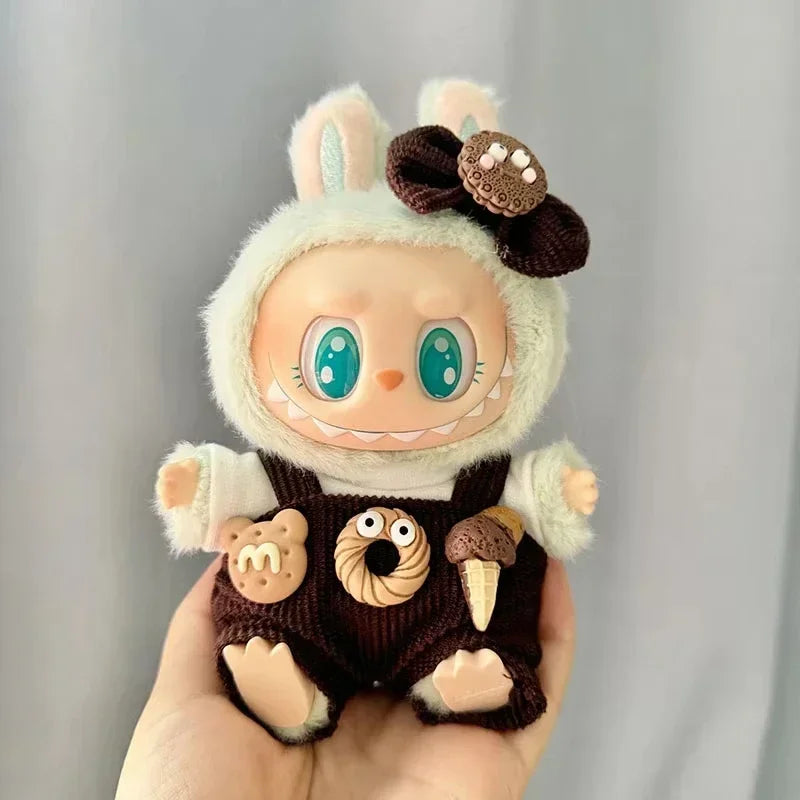 PopMart Labubu 17cm Shark Onesie Outfit