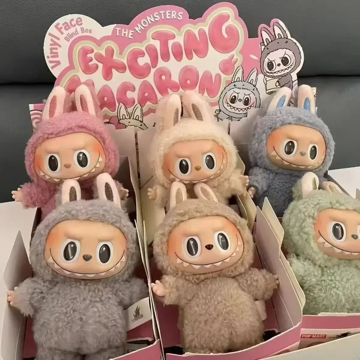 PopMart Labubu Macaron Plush Doll Gift