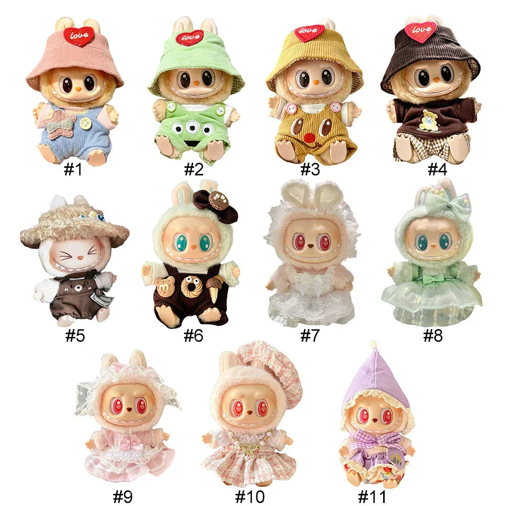 PopMart Labubu Kawaii Doll Clothes Set