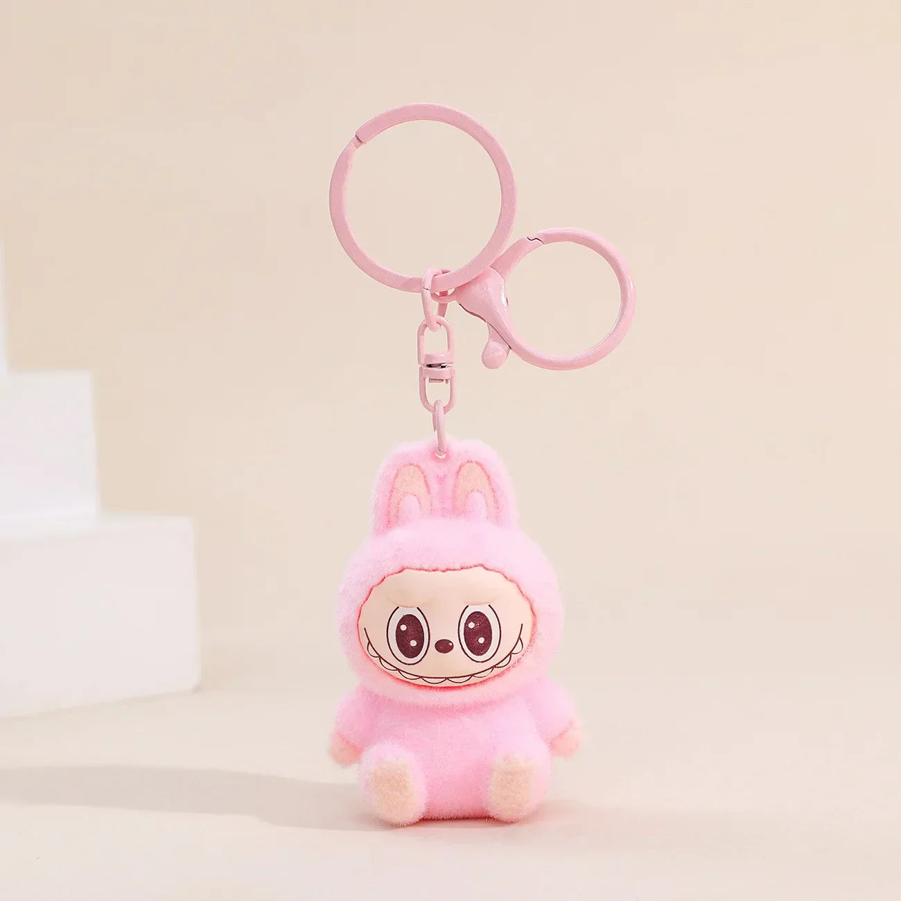 PopMart Labubu Sitting Doll Keychain Ornament