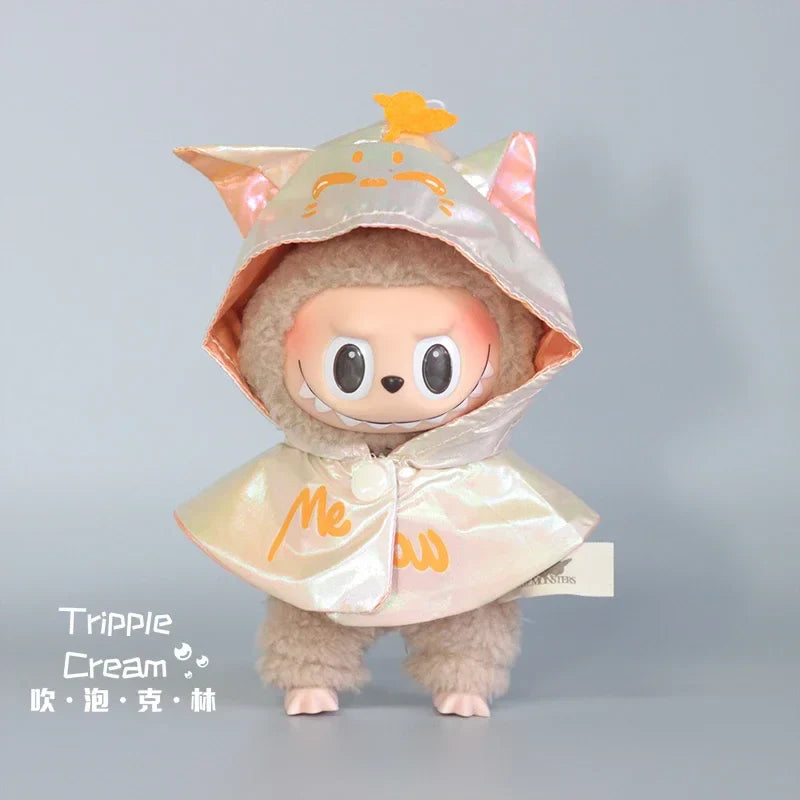 PopMart Labubu 17cm Plush Doll Clothes