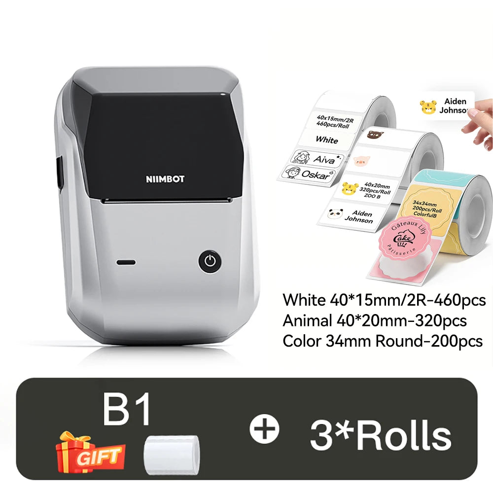 NIIMBOT B1 Portable Label Printer