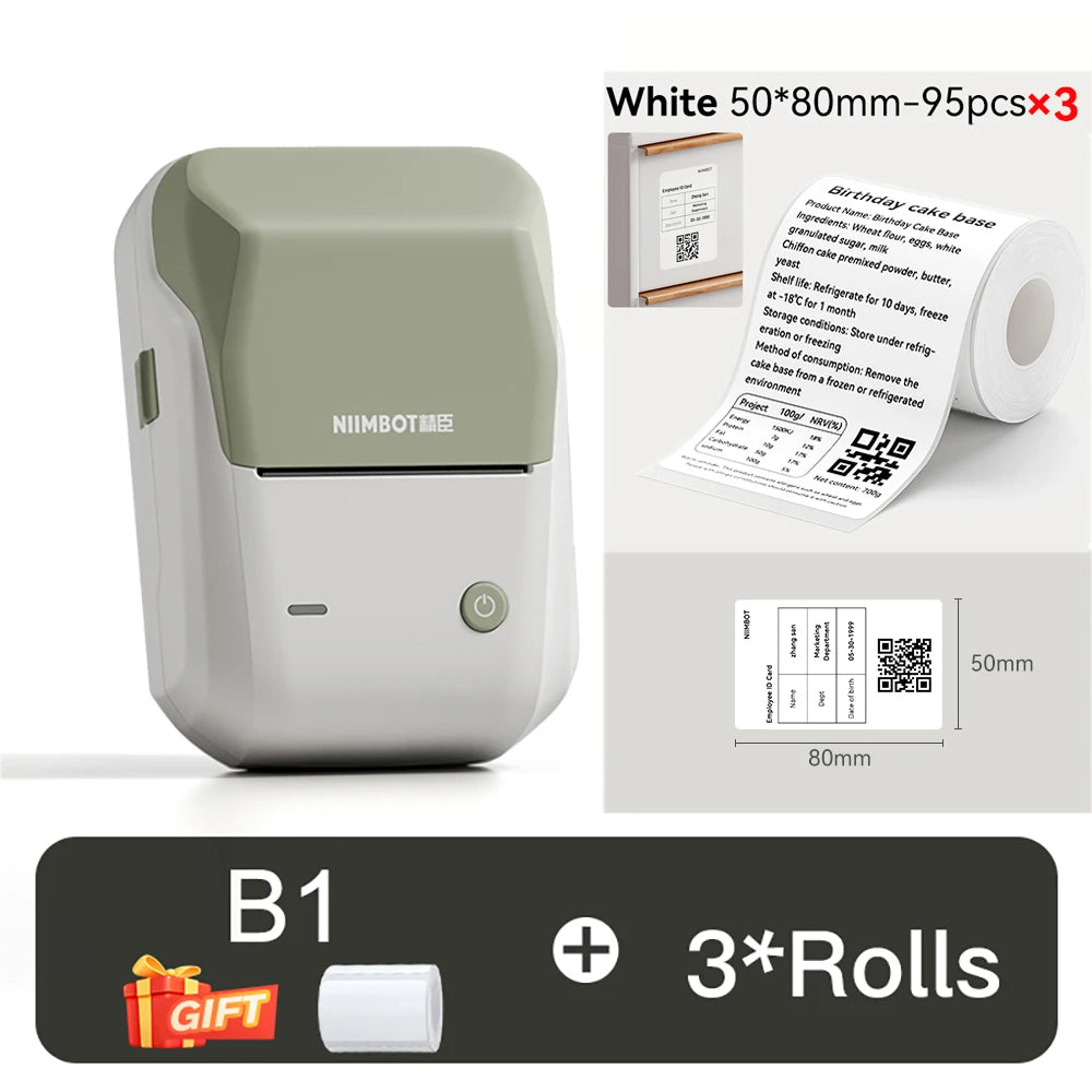 NIIMBOT B1 Portable Label Printer